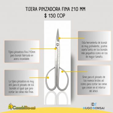 Tijera Pinzadora Fina 210MM Tijera Pinzadora Fina 210MM